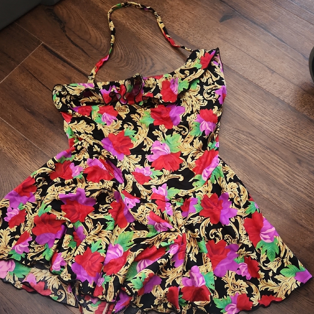 Catalina Floral Halter Swimsuit
